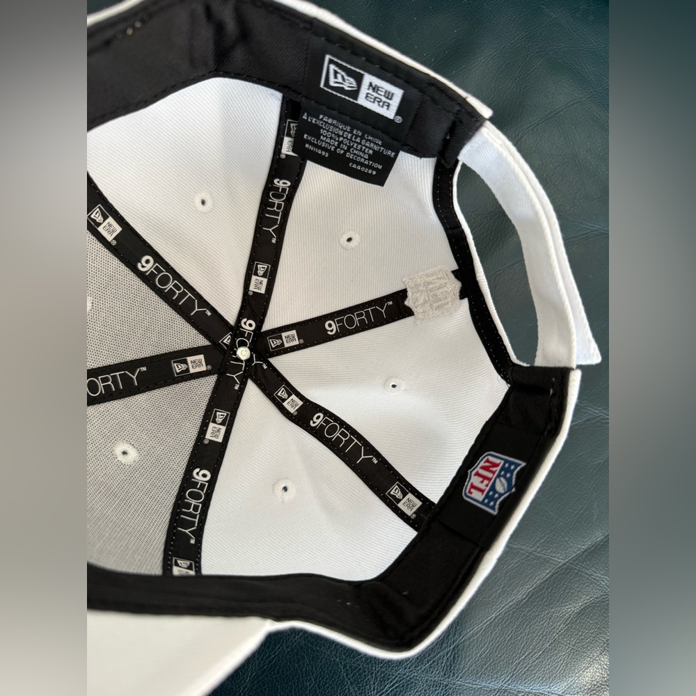 White NFL Shield Logo Hat - Picture 6 of 9